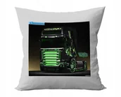 Kołdry i poduszki dla dzieci - PODUSZKA PERSONALIZOWANA SCANIA TIRY POMYSŁ NA PREZENT SUPER WZORY - miniaturka - grafika 1