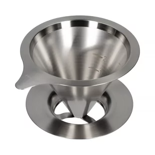Hario Metalowy Drip V60-02 z podstawką 8394-uniw - Zaparzacze i kawiarki - miniaturka - grafika 2
