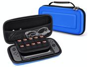 Akcesoria do Nintendo - Etui futerał pokrowiec Alogy do konsoli Nintendo Switch/ Switch OLED Niebieskie 02 - miniaturka - grafika 1