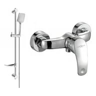 Baterie umywalkowe - Mexen Fabia DF62 bateria prysznicowa z zestawem prysznicowym, chrom - miniaturka - grafika 1