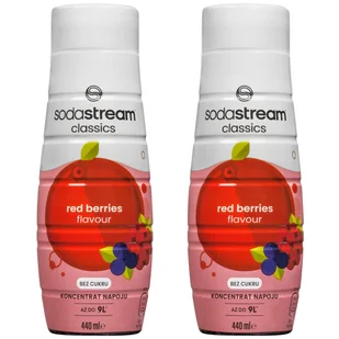 2x SYROP SODASTREAM RED BERRIES ZERO OWOCE LEŚNE KONCENTRAT DO WODY 440 ml - Syropy i koncentraty owocowe 2x SYROP SODASTREAM RED BERRIES ZERO OWOCE LEŚNE KONCENTRAT DO WODY 440 ml - Syropy i koncentraty owocowe - miniaturka - grafika 1