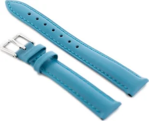 Pasek skórzany do zegarka W94 - jasnoniebieski - 16mm - Akcesoria do smartwatchy - miniaturka - grafika 1