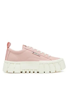 Tommy Jeans Trampki EN0EN02793 Różowy - Trampki damskie - miniaturka - grafika 1