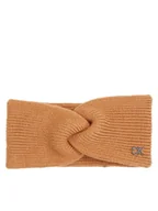 Czapki damskie - Calvin Klein Opaska materiałowa K60K612591 Brązowy - miniaturka - grafika 1