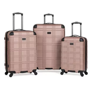 Ben Sherman Nottingham 4-kołowy bagaż podróżny 22 x 14,5 x 10, wielokolorowy, 22 x 14,5 x 10, Różowe złoto, 3-Piece Set (20"/24"/28"), Nottingham walizka na 4 koła - Walizki - miniaturka - grafika 1