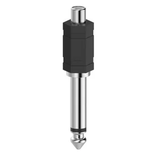 Hama Adapter RCA jack 6.3mm 205188 > PIĄTY PRODUKT 99% - Wtyczki i adaptery - miniaturka - grafika 1