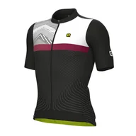 Koszulki rowerowe - Koszulka rowerowa męska Alé Zig Zag - miniaturka - grafika 1