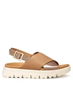 Sandały damskie - Geox Sandały D Xand 2.1S D45SZE 043CF C5242 Beżowy - miniaturka - grafika 1