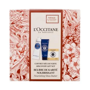 L'Occitane Shea Butter Discovery Gift Set Zestaw krem do rąk Shea Butter Hand Cream 30 ml + krem do ciała Shea Butter Ultra Rich Body Cream 20 ml + mydło w kostce Shea Milk Extra Rich Soap 100 g - Zestawy kosmetyków damskich - miniaturka - grafika 1