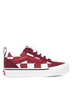 Buty dla dziewczynek - Vans Tenisówki Knu Skool VN000CYUBRD1 Bordowy - miniaturka - grafika 1