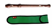 Instrumenty dęte - Flet prosty - sopran Mat Max JANKO Barokowy + pokrowiec zielony - miniaturka - grafika 1