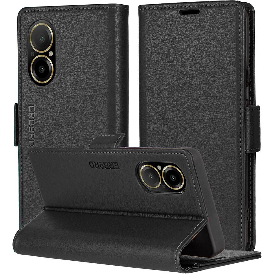 Etui z klapką do Realme C67 Erbord magnetyczne case portfel skóra eko