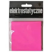 Gadżety  do biura - Karteczki Elektrostatyczne 75X75 Mm 100 Ark. Neon - Różowe - miniaturka - grafika 1