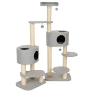Drapaki dla kotów - Nowoczesne drzewko dla kota Oxford - jasnoszary - miniaturka - grafika 1