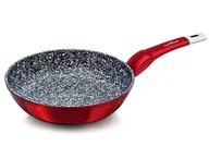 Patelnie - SK PATELNIA 30CM MARMUROWO-CERAMICZNA ZILNER STONETEC BURGUND ZL-9258 emix - miniaturka - grafika 1