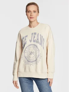 Lee Bluza L36ILJDN 112320666 Beżowy Oversize - Bluzy damskie - miniaturka - grafika 1