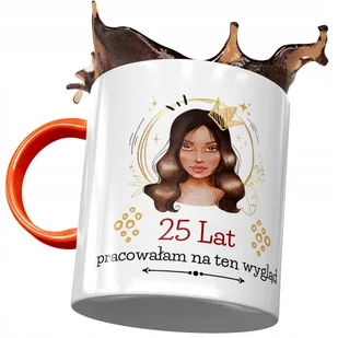 Kubek Pomarańczowy na Urodziny 25 25te 25-te z Nadrukiem ze Zdjęciem + Opakowanie na prezent (wzór 04) - Kubki Kubek Pomarańczowy na Urodziny 25 25te 25-te z Nadrukiem ze Zdjęciem + Opakowanie na prezent (wzór 04) - Kubki - miniaturka - grafika 1