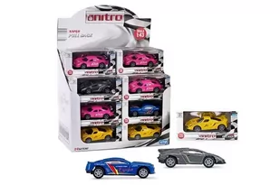 Auto sportowe Nitro 10 cm 1:43 mix Artyk - Samochody i pojazdy dla dzieci - miniaturka - grafika 2