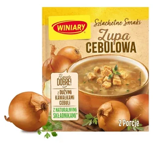 Winiary JAK U MAMY ZUPA CEBULOWA 31G Zakupy dla domu i biura! 39918644 - Przyprawy i zioła sypkie - miniaturka - grafika 1