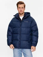 Odzież trekkingowa męska - Columbia Kurtka zimowa Pike Lake™ II Hooded Jacket Granatowy Regular Fit - miniaturka - grafika 1