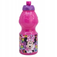 Bidony dla dzieci - Bidon dziecięcy sportowy Stor bez BPA 400ml różowy Myszka Minnie - miniaturka - grafika 1