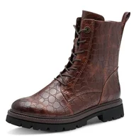 Kozaki damskie - Marco Tozzi Damskie 2-25207-43 modne kozaki, Cafe Structure, 41 EU, Cafe Structure, 41 EU - miniaturka - grafika 1