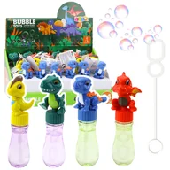 Bańki mydlane - Bańki Mydlane Dinozaur Ruchoma Figurka Kolorowy 14Cm Mix - miniaturka - grafika 1