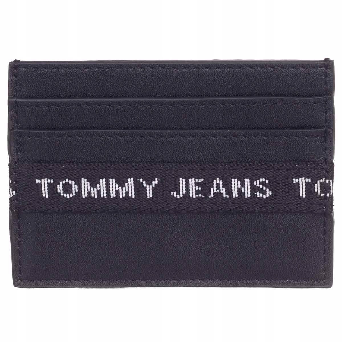 Tommy hilfiger cardholder męski tjm essential leather cc holder czarny
