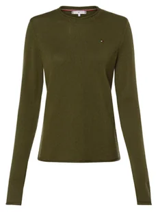 Tommy Hilfiger Sweter damski Kobiety Wełna zielony marmurkowy, M - Swetry damskie - miniaturka - grafika 1