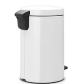 Kosze na śmieci - Brabantia Kosz na śmieci pedałowy NewIcon 12l biały - miniaturka - grafika 1