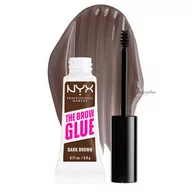 Akcesoria i kosmetyki do stylizacji brwi - NYX Professional Makeup - THE BROW GLUE - INSTANT BROW STYLER - Klej do stylizacji brwi - 5 g - DARK BROWN - miniaturka - grafika 1