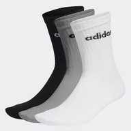 Skarpetki męskie - Skarpety za kostkę ADIDAS C LIN CREW 3P IC1302 – Wielokolorowy - miniaturka - grafika 1