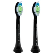 Końcówki do szczoteczek elektrycznych - Philips Końcówki szczoteczki Diamond Clean HX6068 czarne x2 - miniaturka - grafika 1