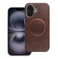 Etui i futerały do telefonów - Futerał GENTLEMAN MAG COVER kompatybilny z MagSafe do IPHONE 15 PRO brązowy - miniaturka - grafika 1