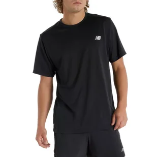 Koszulka męska NB MT51801BK SPORT SLEEVE Czarna - Koszulki męskie - miniaturka - grafika 1