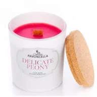 Świece - Świeczka sojowa Delicate Peony biała 135g - miniaturka - grafika 1