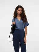 Bluzki damskie - Vero Moda Bluzka w kolorze niebieskim - miniaturka - grafika 1
