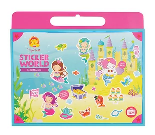 SMARTOYS TIGER TRIBE Naklejanki do pomalowania syrenki - Dekoratorstwo - miniaturka - grafika 1