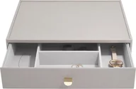 Akcesoria do zegarków - Szkatułka na biżuterię Stackers głęboka supersize taupe z szufladą - miniaturka - grafika 1