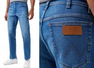 Spodnie męskie - Wrangler Texas męskie proste spodnie jeansowe Rustic klasyczne W33 l30 - miniaturka - grafika 1