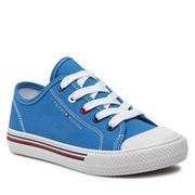 Buty dla chłopców - Trampki Tommy Hilfiger T3X9-33324-0890 M Azzurro 813 - miniaturka - grafika 1