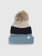 Czapki dla dzieci - 4F Czapka zimowa z pomponem dziecięca - multikolor Uniwersalny - miniaturka - grafika 1