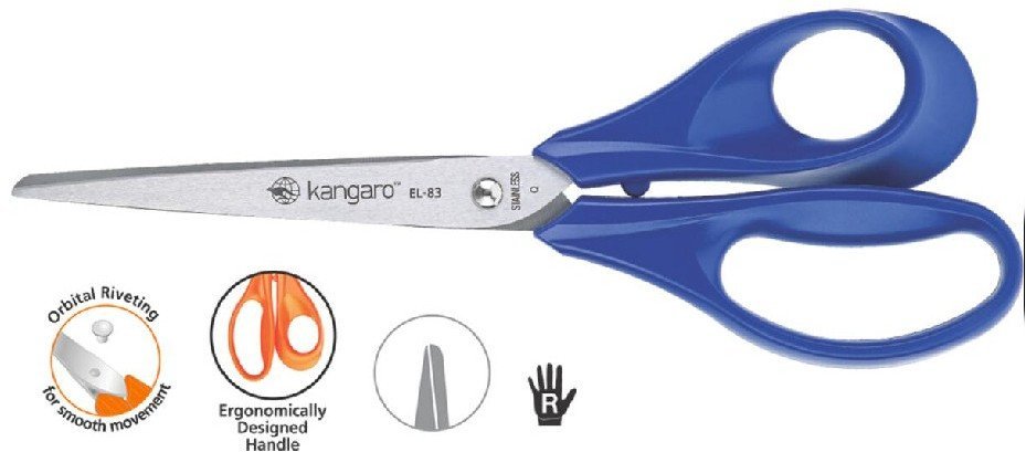 KANGARO, 21 cm, dla praworęcznych, blister, mix kolorów