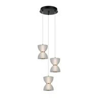 Lampy sufitowe - Tica lampa wisząca 3xLED/22W czarna PND-83949-3-BK - miniaturka - grafika 1
