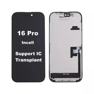 Wyświetlacz LCD ekran dotyk digitizer do Apple iPhone 16 Pro (Incell) (Wymienny IC) - Części serwisowe do telefonów - miniaturka - grafika 1