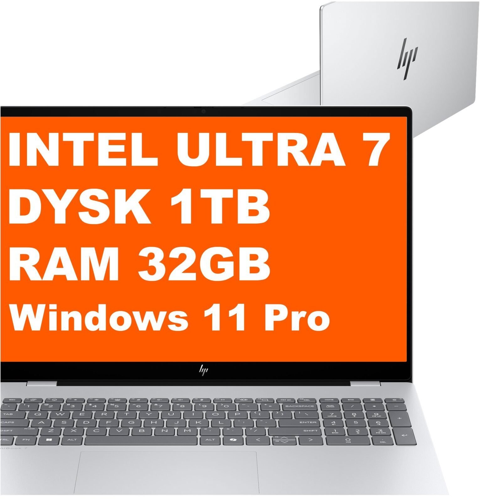 HP OmniBook 7 AI 16-ay0001na / BG3Y2EA / Intel Ultra 7 / 32GB / SSD 1TB / Intel ARC / 2K / Dotyk / Win 11 Pro BG3Y2EA_32GB_1000SSD_W11P