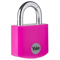 Plecaki - Yale YE3B/32/116/1/P Kłódka Aluminiowa, Szerokość 36mm, do Użytku Wewnętrznego, Zabezpieczenie Szafek, Skrzynek Narzędziowych i Plecaków, 3 Klucze, Standardowe Bezpieczeństwo, Różowa - miniaturka - grafika 1