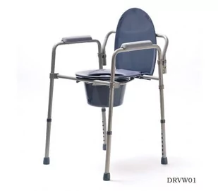 Krzesełko toaletowe składane B DRVW01 - Akcesoria dla osób starszych i niepełnosprawnych - miniaturka - grafika 1