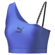 Biustonosze - Damski Stanik sportowy PUMA DARE TO CROP TOP 53831292 – Niebieski - miniaturka - grafika 1