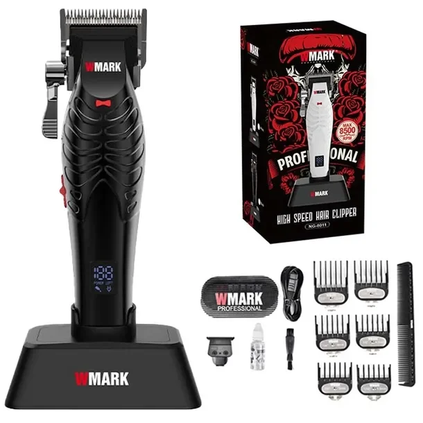 Maszynka do strzyżenia włosów Skeleton 2w1 Czarna NG-8011 WMARK
